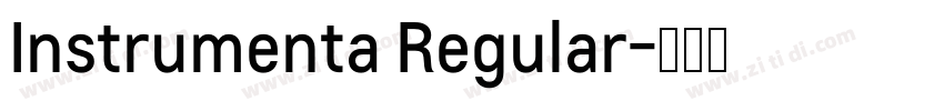 Instrumenta Regular字体转换